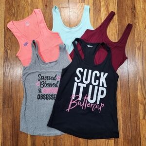 BUNDLE of tank tops Size Medium 5 total